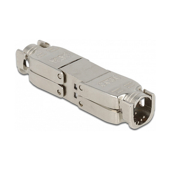 Delock Verbinder für Netzwerkkabel Cat.6A STP werkzeugfrei