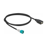 Delock Kabel HSD Z Stecker zu USB 2.0 Typ-A Buchse 1 m Premium