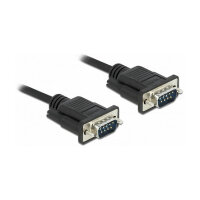 RS-232 Kabel Seriell D-Sub9 2 m St/St mit schmalem...