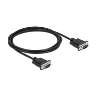 RS-232 Kabel Seriell D-Sub9 2 m St/St mit schmalem...