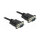 RS-232 Kabel Seriell D-Sub9 2 m St/St mit schmalem Steckergehäuse Delock