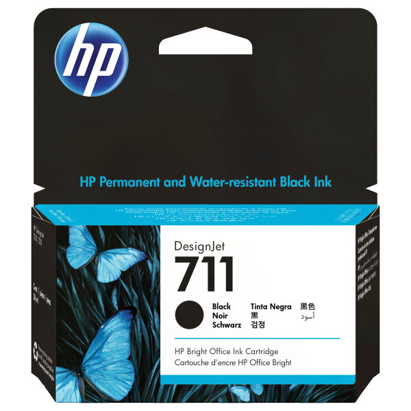 HP 711 Original Tinte schwarz Standardkapazitt 38ml 1er-Pack