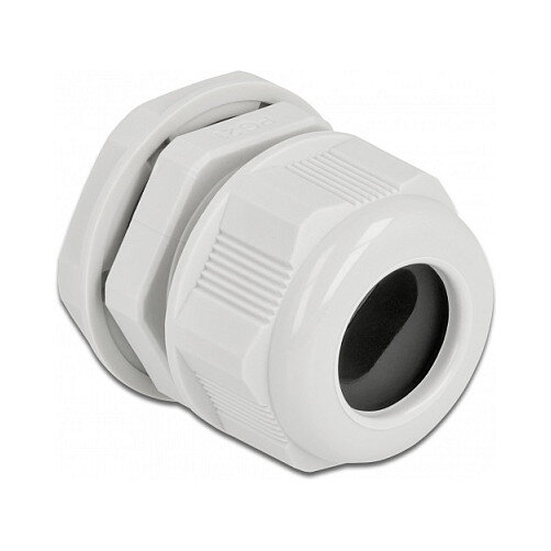 Delock Kabelverschraubung PG21 für Flachkabel grau 2 Stück