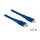 Delock Daten- und Ladekabel USB Type-C™ zu Lightning™ für iPhone™, iPad™ und iPod™ blau 0,5 m MFi