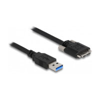 Delock USB 5 Gbps Kabel Typ-A Stecker zu Typ Micro-B Stecker mit Schrauben 3 m