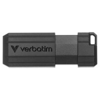 STICK 64GB USB 2.0 Verbatim StorenGo PinStripe Black
