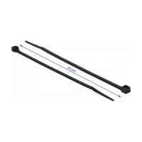 Delock Kabelbinder hitzebeständig L 150 x B 3,6 mm schwarz 100 Stück
