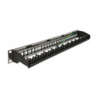Delock 19? Keystone Patchpanel 24 Port mit...