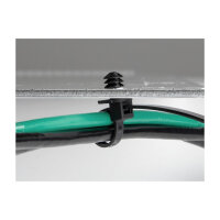 Delock Kabelbinder mit Lamellenfuß L 200 x B 4,8 mm 100 Stück