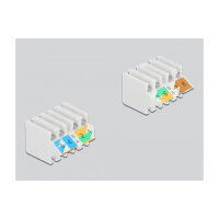 Delock Verbinder für Netzwerkkabel Cat.6 STP werkzeugfrei