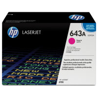 HP 643A original Colour LaserJet Toner cartridge Q5953A magenta standard capacity 10.000 pages 1-pack