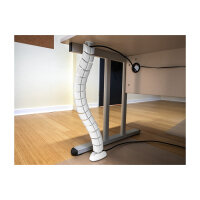 Delock Kabelkanal für Schreibtisch 740 x 75 mm höhenverstellbar weiß