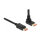 Delock DisplayPort Kabel Stecker gerade zu Stecker 90° oben gewinkelt 8K 60 Hz 3 m