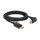 Delock DisplayPort Kabel Stecker gerade zu Stecker 90° oben gewinkelt 8K 60 Hz 3 m