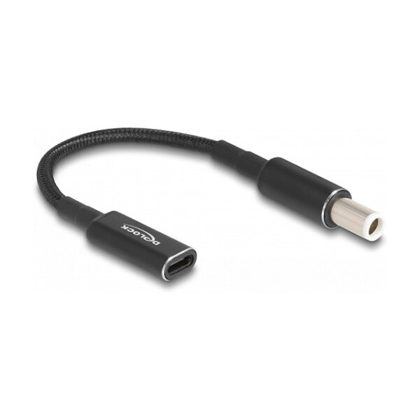 Delock Adapterkabel für Notebook Ladekabel USB Type-C™ Buchse zu Dell 7,4 x 5,0 mm Stecker 15 cm