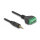 Delock Kabel Klinkenstecker 2,5 mm 4 Pin zu Terminalblock Adapter 20 cm