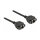 Delock Netzwerk Verlängerungskabel S/FTP RJ45 Buchse zu RJ45 Buchse Cat.6A 50 cm schwarz