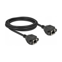 Delock Netzwerk Verlängerungskabel S/FTP RJ45 Buchse...