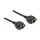 Delock Netzwerk Verlängerungskabel S/FTP RJ45 Buchse zu RJ45 Buchse Cat.6A 2 m schwarz