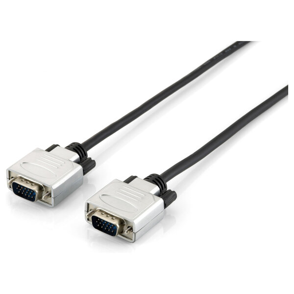 Equip VGA Kabel HD15 St/St 15.00m 1024x 768/60Hz sw/si