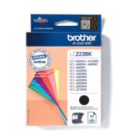 Brother Tinte LC-223BK Schwarz bis zu 550 Seiten nach...