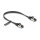 Delock RJ45 Flachband Patchkabel Stecker zu Stecker Cat.8.1 flexibel 0,25 m schwarz