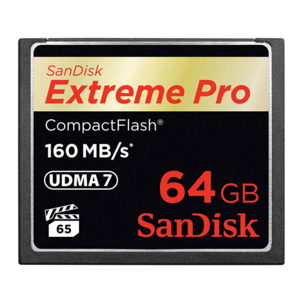 Card Sandisk 64GB Extreme PRO CompactFlash Speicherkarte 160MB/s