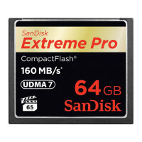 Card Sandisk 64GB Extreme PRO CompactFlash Speicherkarte...