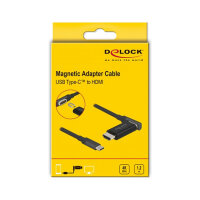 Delock USB Type-C™ zu HDMI Adapterkabel 4K 60 Hz magnetisch 1,20 m