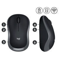 Logitech M185 Wireless grey