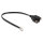 Delock Kabel RJ10 Stecker zu RJ10 Buchse zum Einbau 30 cm schwarz
