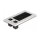 Delock Kabeldurchführung mit Bürste und 2 x RJ45 Keystone Modul Cat.6 Aluminium