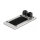 Delock Kabeldurchführung mit Bürste und 2 x RJ45 Keystone Modul Cat.6 Aluminium