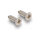 Delock Kabeldurchführung mit Bürste und 2 x RJ45 Keystone Modul Cat.6 Aluminium