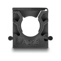 Delock Kabelschlauchhalter mit Verschlussclip 13 mm 8 Stück schwarz