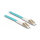 Delock LWL Kabel mit Metallarmierung LC Duplex zu LC Duplex Multimode OM3 1 m