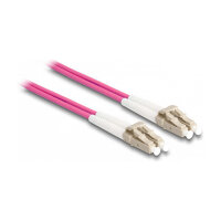 Delock LWL Kabel mit Metallarmierung LC Duplex zu LC Duplex Multimode OM4 2 m