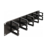 Delock 19? Kabelmanagement Rangierpanel mit 10...