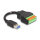 Delock USB 3.2 Gen 1 Kabel Typ-A Stecker zu Terminalblock Adapter mit Drucktaster 15 cm