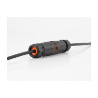 Delock Kabelverbinder LSA zu LSA Cat.6A IP68 wasserfest schwarz