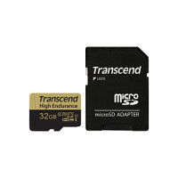 Card 32GB Transcend Hochbelastbar microHC/SD-Adapter inbegriffen