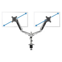 DIGITUS DA-90353 Tischhalterung für 2 Monitore bis 81cm 32" 8KG