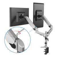 DIGITUS DA-90353 Tischhalterung für 2 Monitore bis 81cm 32" 8KG