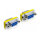 SER Delock 65008 Sub-D9 Sub-D9 Blau - Silber Kabelschnittstellen-/adapter