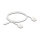 Delock RJ45 Netzwerkkabel Cat.6 UTP Ultra Slim 1 m weiß mit kurzen Steckern