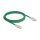 Delock RJ45 Netzwerkkabel Cat.6A Stecker zu Stecker mit gebogener Rastnase U/FTP Slim 2 m grün