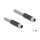 Delock M12 Kabel L-kodiert 5 Pin Stecker zu Stecker PUR schleppkettentauglich 1 m grau
