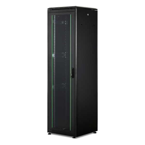 DIGITUS Netzwerkschrank Unique 42HE 2053x600x600mm schwarz (Speditionsversand)