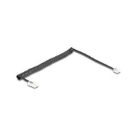 Delock Telefonkabel / Spiralkabel RJ11 Stecker zu RJ45...