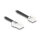 Delock Telefonkabel / Spiralkabel RJ11 Stecker zu RJ45 Stecker schwarz 2 m